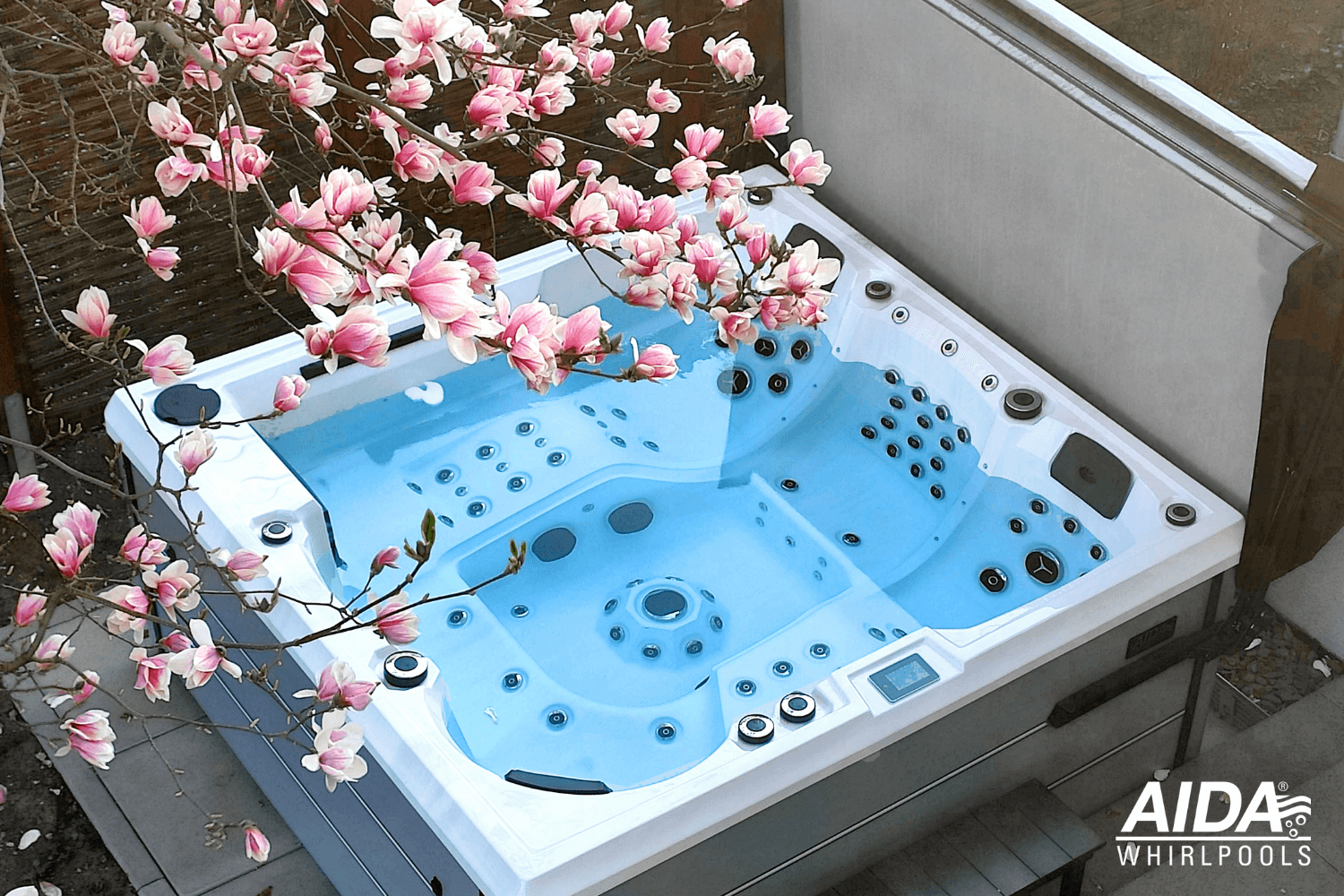 Wie rüste ich eine Wärmepumpe an meinen AIDA Smartrelax Whirlpool nach?