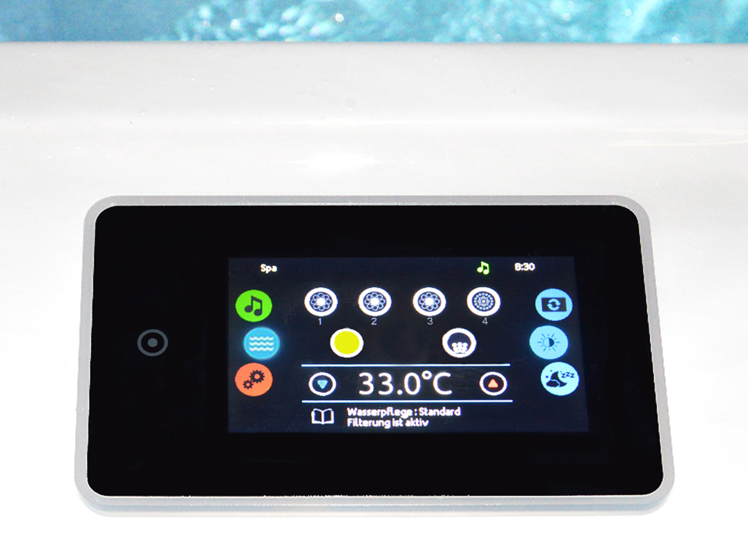 AIDA Bedienpanel, Steuerung, Heizung