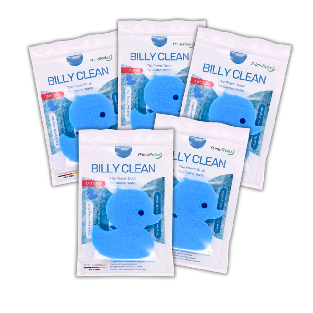 Ultra Sparset 5er-Pack Billy Clean schwimmender schmutzabsorbierender Schwamm Spa Duck