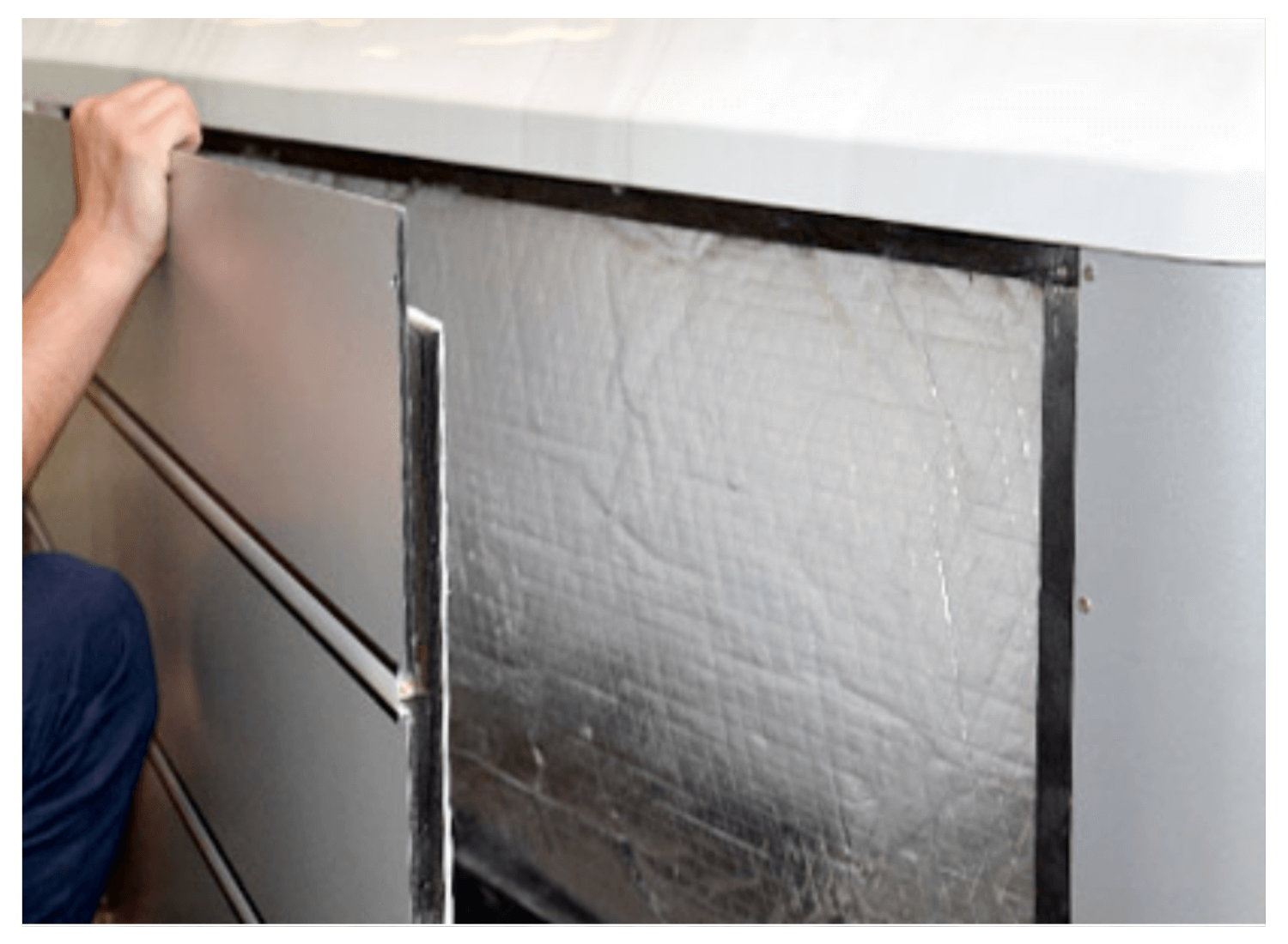 Isolierende Luftkammer