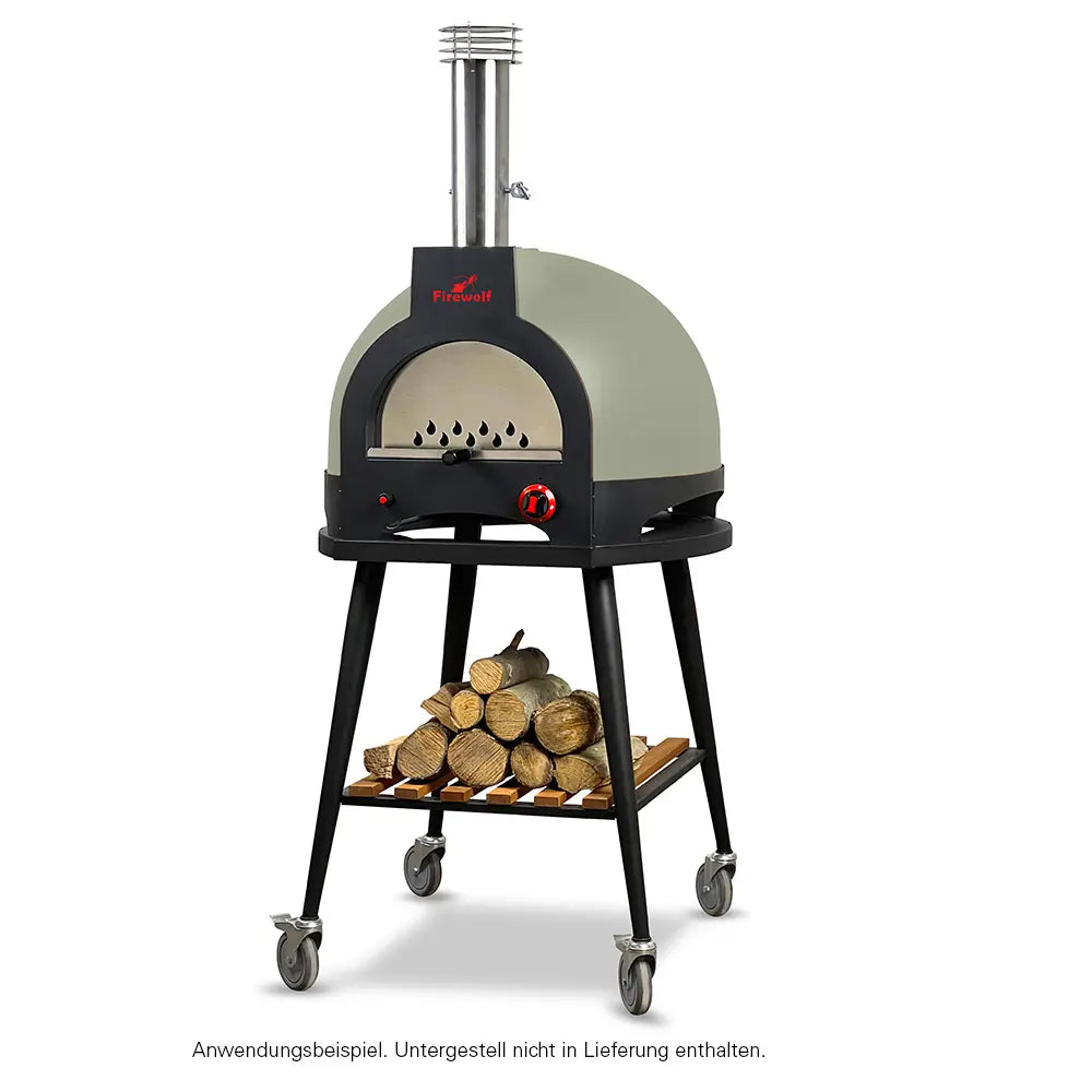 Steinofen Firewolf Carlo – Hybrid Pizzaofen zum Backen, Kochen, Grillen & Garen