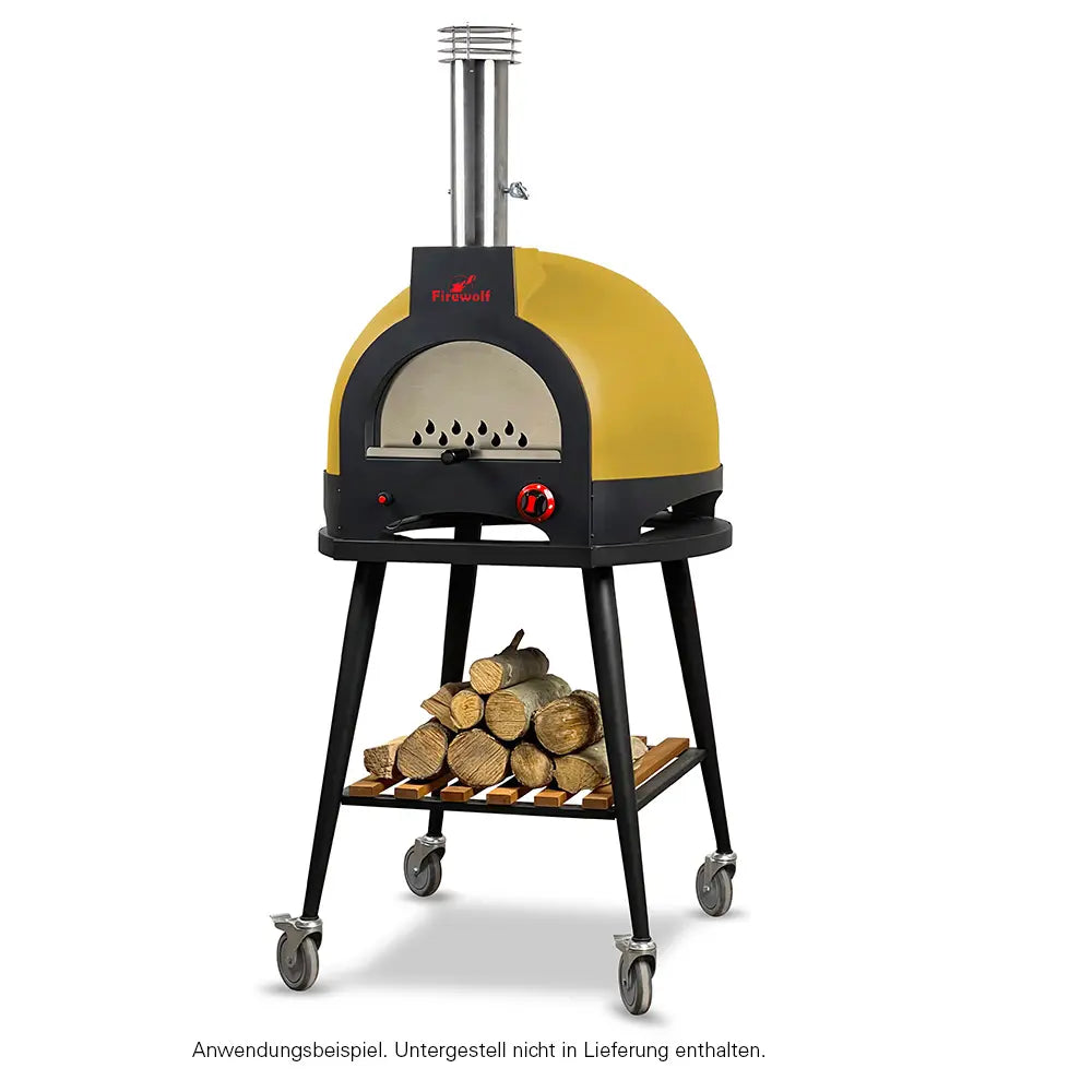 Steinofen Firewolf Carlo – Hybrid Pizzaofen zum Backen, Kochen, Grillen & Garen