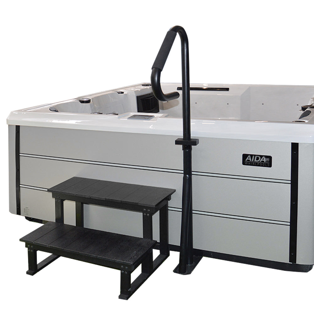 Handlauf Haltegriff L drehbar für Whirlpools von 90-98 cm H