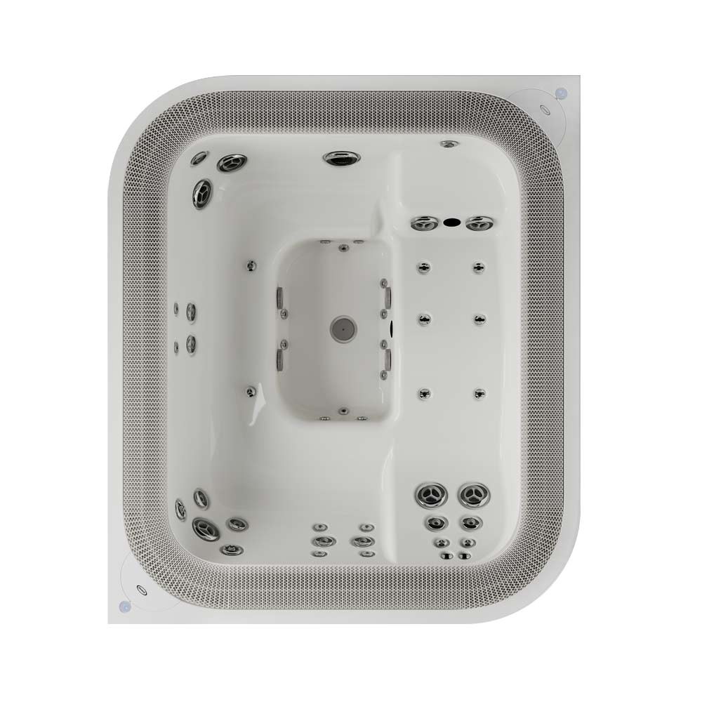 Jacuzzi Virtus mit Überlaufrinne und Eco Shield