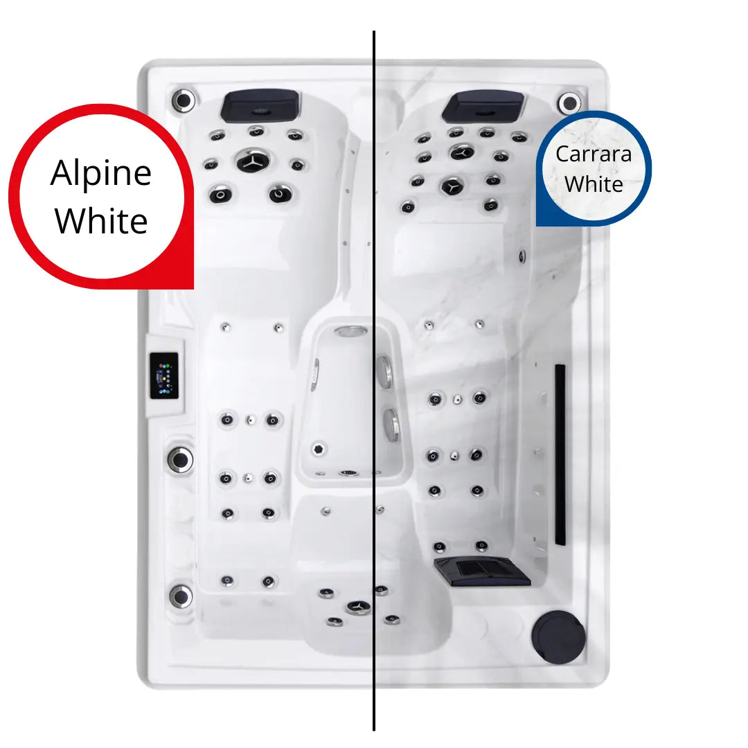 Outdoor Whirlpool | Ausstellungsstück | AIDA® Riva smartrelax | Alpine White | 2-3 Pers.
