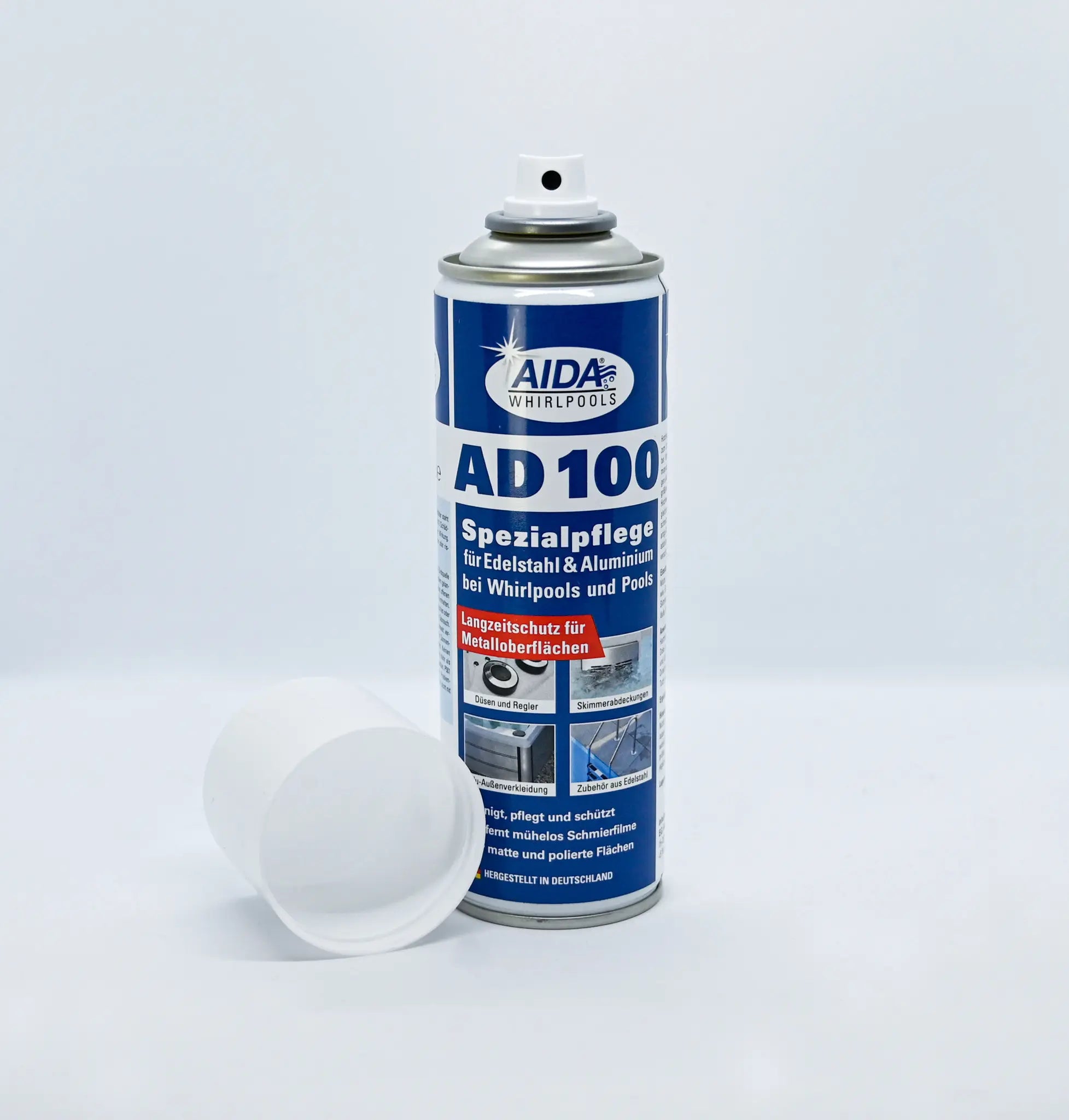 AD100 Spezialpflege für Metallflächen von Whirlpools und Pools