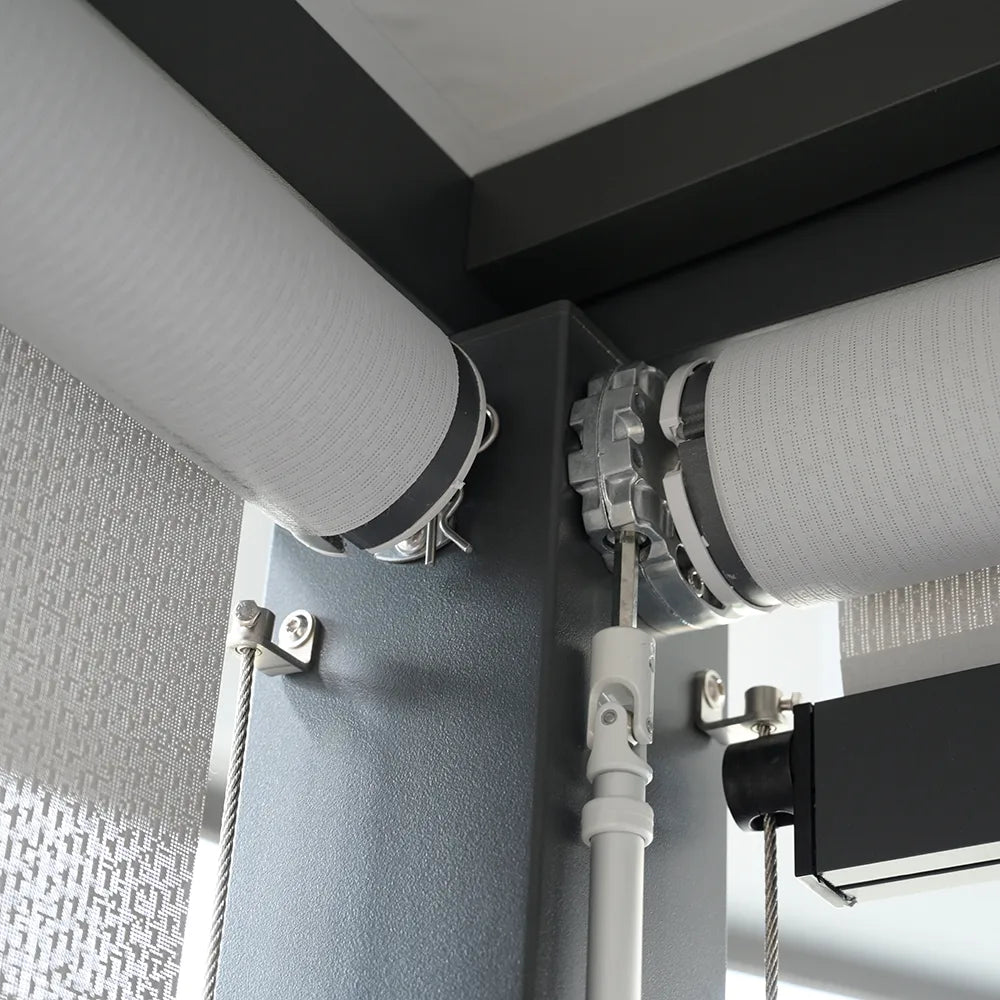 Luxus Pavillon Lumi Gartenpavillon Outdoor Pavillon rechteckig 4 x 3 m Anthrazit