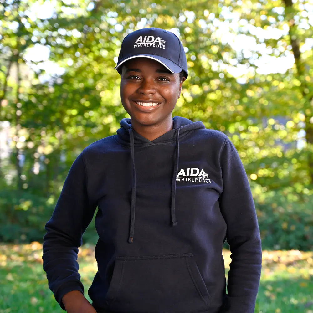 AIDA Hoodie dunkelblau Kapuzen-Sweater