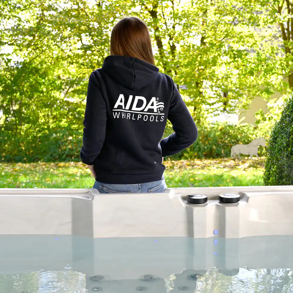 AIDA Hoodie dunkelblau Kapuzen-Sweater