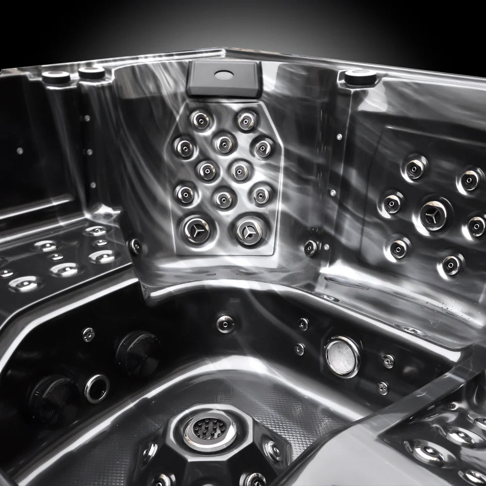 Outdoor Whirlpool AIDA Playa Smartrelax Black Edition