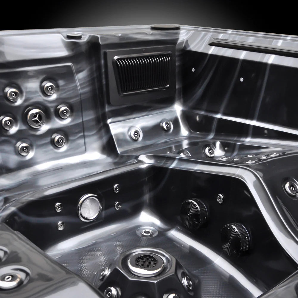 Outdoor Whirlpool AIDA Playa Smartrelax Black Edition