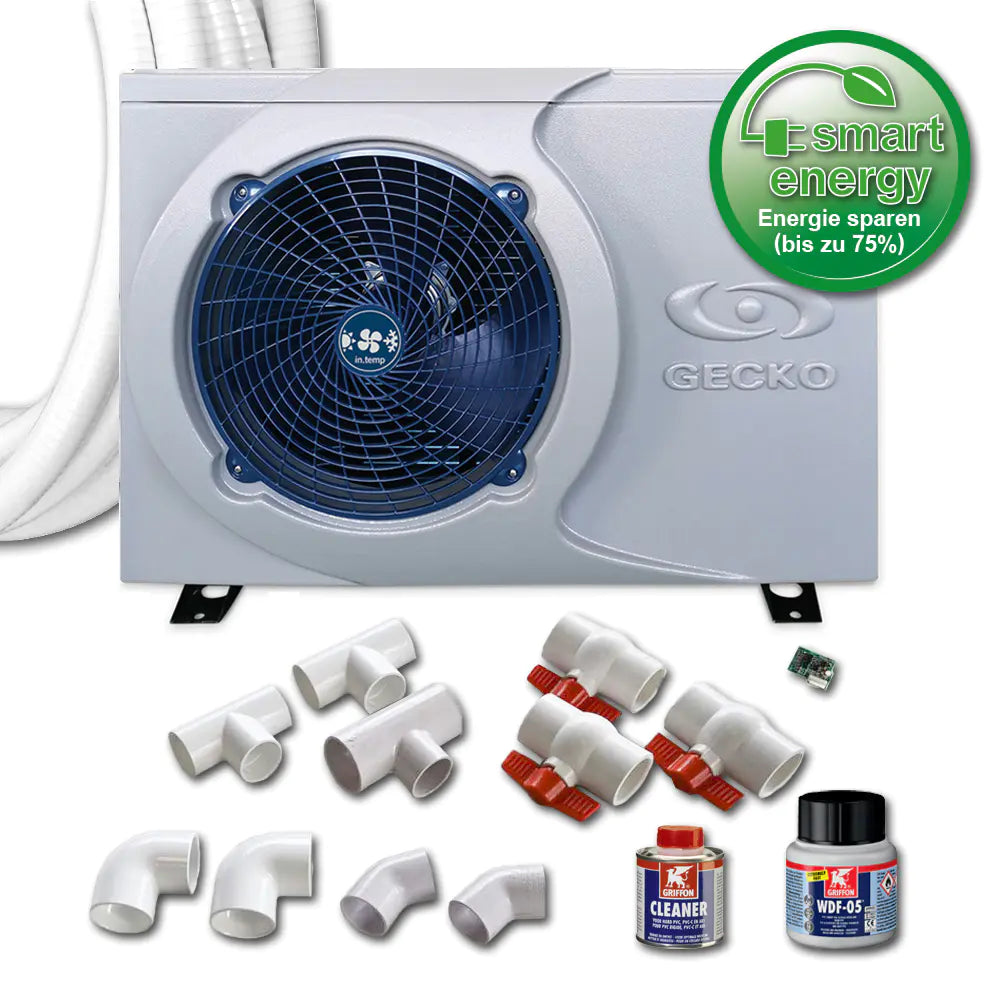 Gecko Wärmepumpe 5 kW inkl. Nachrüst-Set für AIDA Smartrelax Whirlpools