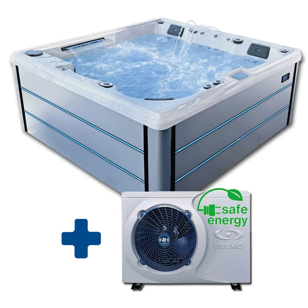 Outdoor Whirlpool | Aktionsmodell | AIDA® Playa smartrelax | Wärmepumpe