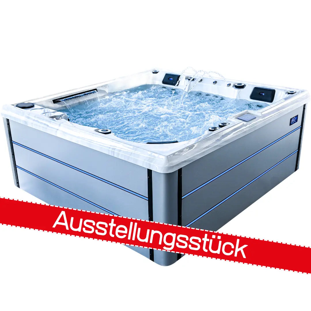 Outdoor Whirlpool | Ausstellungsstück | AIDA® Playa smartrelax | Carrara White | 5-6 Pers.