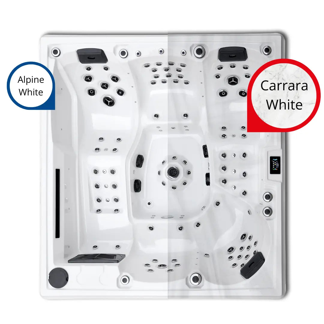 Outdoor Whirlpool | Ausstellungsstück | AIDA® Playa smartrelax | Carrara White | 5-6 Pers.