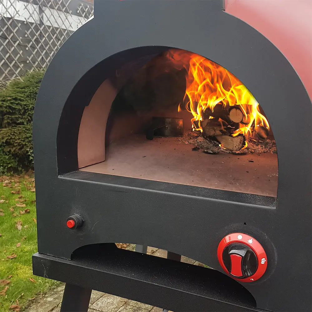 Steinofen Firewolf Carlo – Hybrid Pizzaofen zum Backen, Kochen, Grillen & Garen