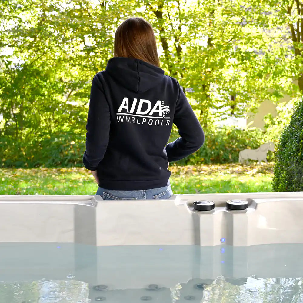 AIDA Hoodie dunkelblau Kapuzen Sweater