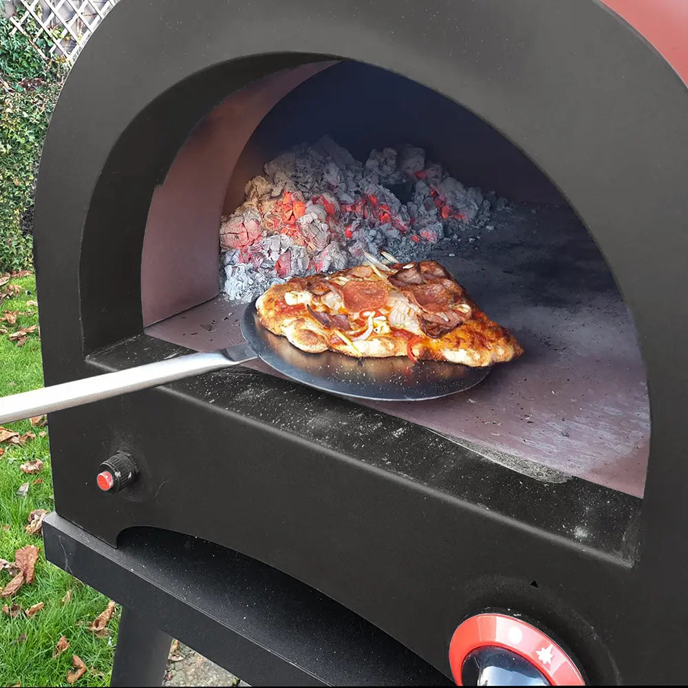 Pizza Zubehör-Set mit langem Stiel für Holzbackofen