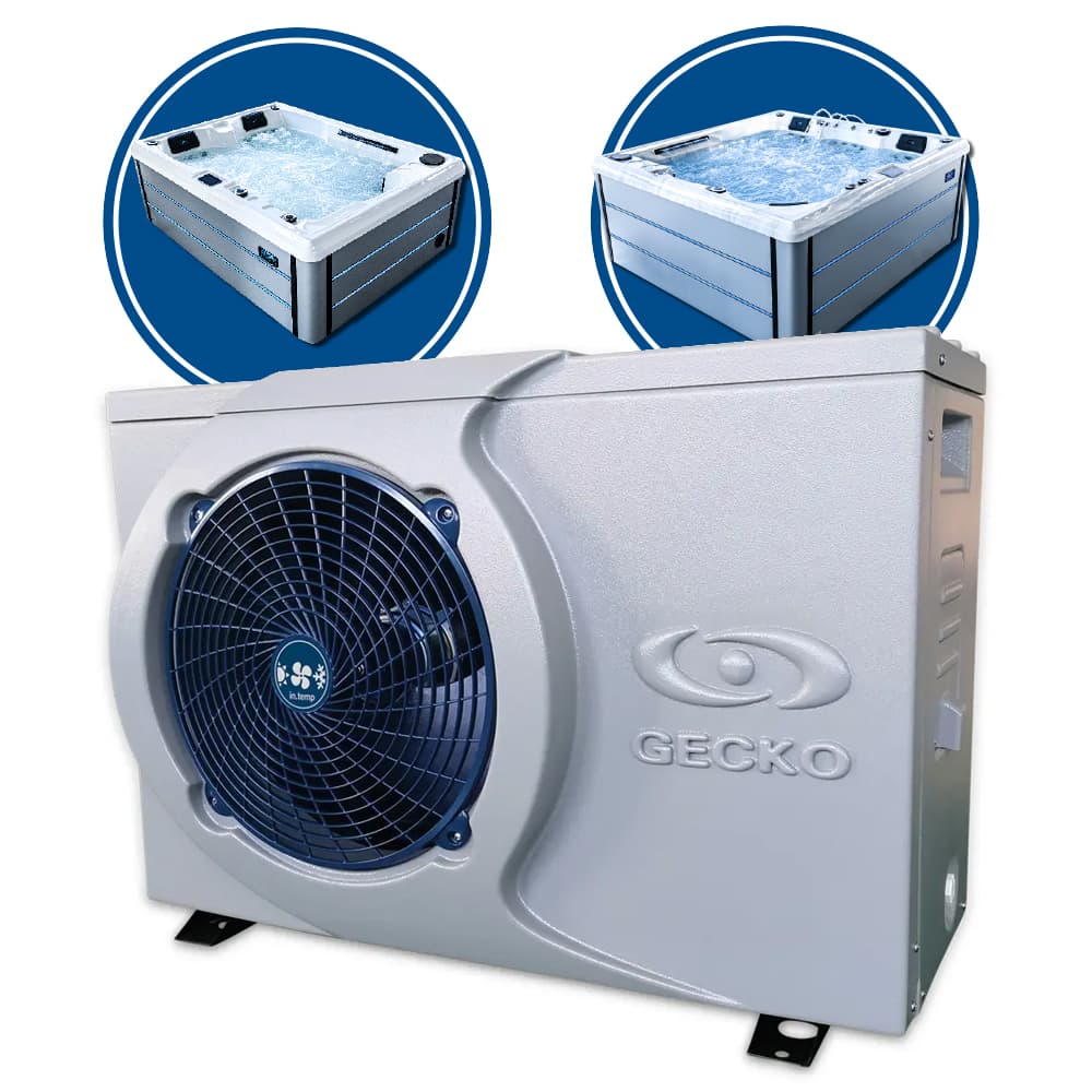 Gecko-Wärmepumpe 5 kW inkl. Nachrüst-Set für AIDA Smartrelax Whirlpools